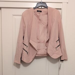 Nine West - Women's Pink Jacket/Blazer Size 12 NWT
